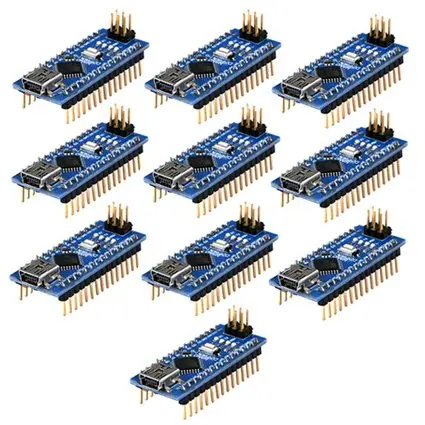 Hot sale10pcs Nano 3.0 ATmega328P Controller Compatible With For Arduino Nano CH340 USB Driver NANO V3.0 Free Shipping 