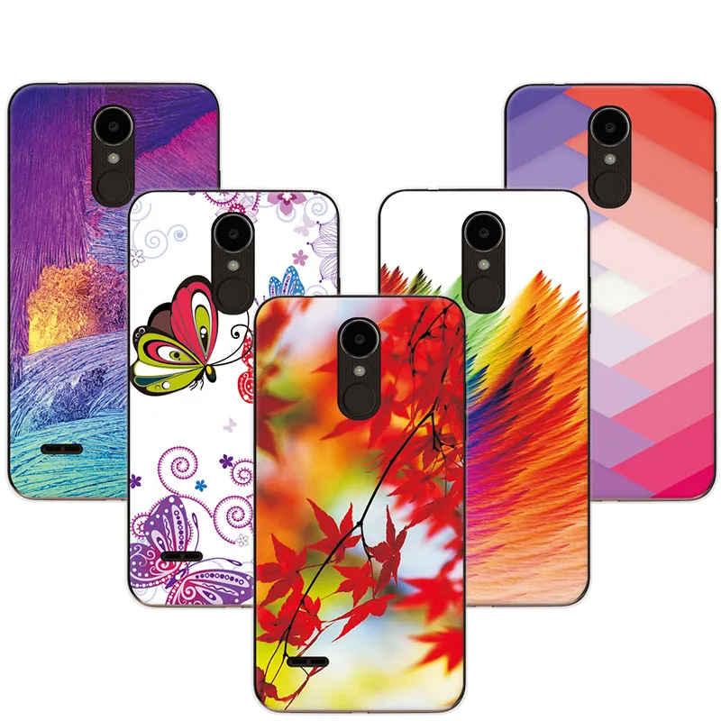 

adlucky Case Coque For LG K4 2017 Back Cover 5.0'' Soft Silicone TPU Exotic Style Painted Phone Case Fundas For LG K4 2017 X230