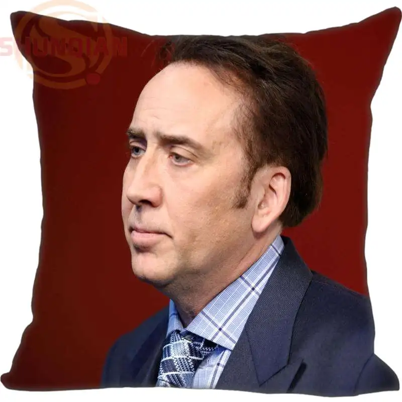 Горячая Распродажа декоративная наволочка Nicolas Cage квадратная Наволочка на молнии лучший хороший подарок 20X20 см, 35X35 см, 40x40 см - Цвет: 8