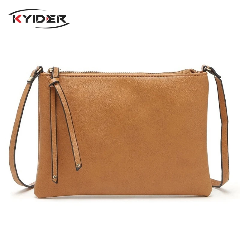 

KYIDER 2019 Casual Crossbody Bags for Women PU Leather Messenger Bags Female Flap Handbag Shoulder Bag Women Clutch Purse