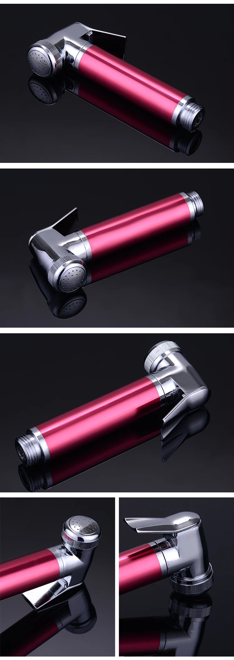 High quality hand held zinc aluminium shattaf set shower toilet bidet manufacturer