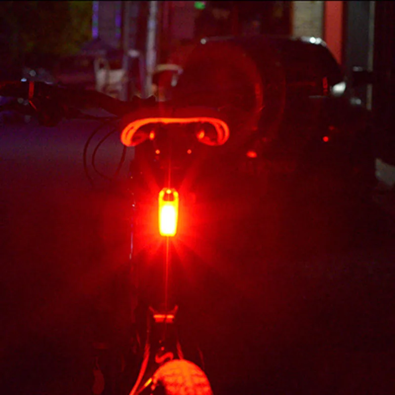 Best Bike Light Set COB Led Bicycle Lights USB Charging Back Rear Light Cycling Rear Taillight linterna bici Warning Lamp 5