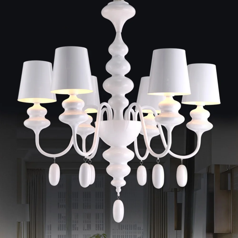 Светодиодная Новая современная железная люстра 110 220 В Lustre дизайн люстры для