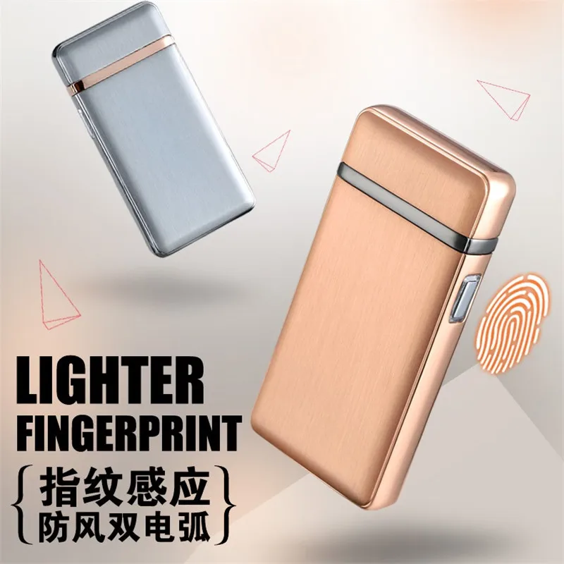 Новая интеллектуальная двойная дуговая импульсная электронная USB Зажигалка для