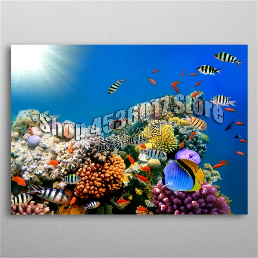 

5D DIY Diamond Painting Full Diamond Embroidery animal Tropical Fish Diamond Mosaic Cross Stitch Set Home Decor Arts & Crafts