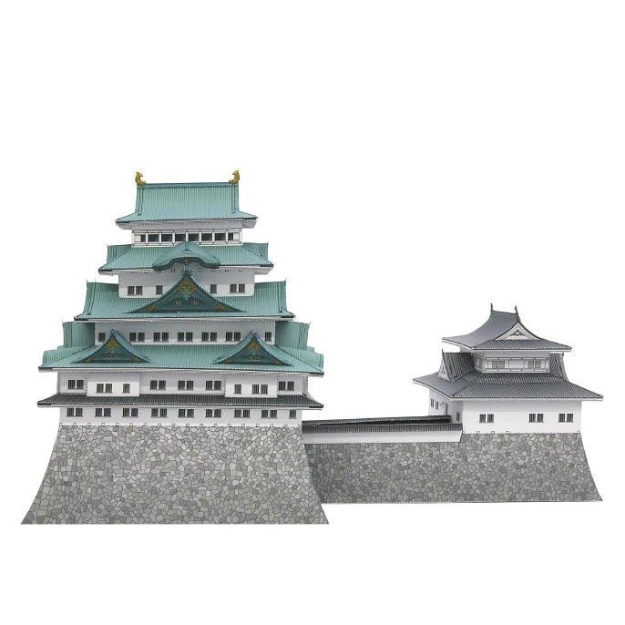 Замок Нагоя, Япония Ремесло Бумажная модель архитектура 3D Развивающие игрушки DIY ручной работы игра-головоломка для взрослых