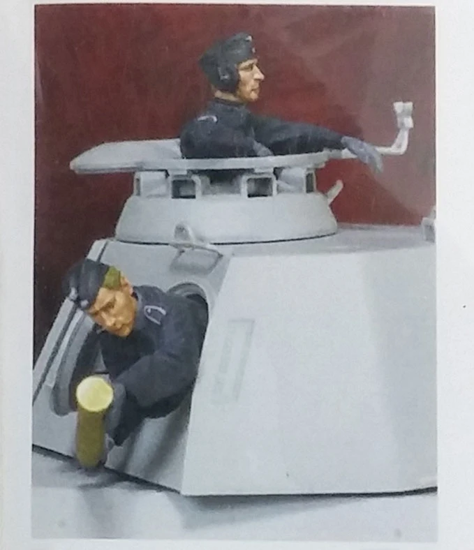Неокрашенный набор 1/35 Tank экипажа фигурка историческая Фигурка Набор из смолы |