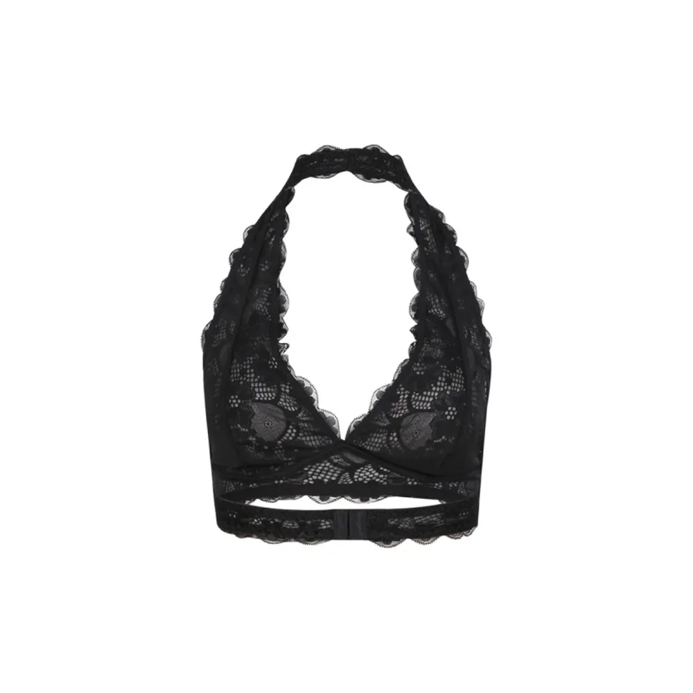 2017 New Fashion Women Black White Lace Sexy Push Up