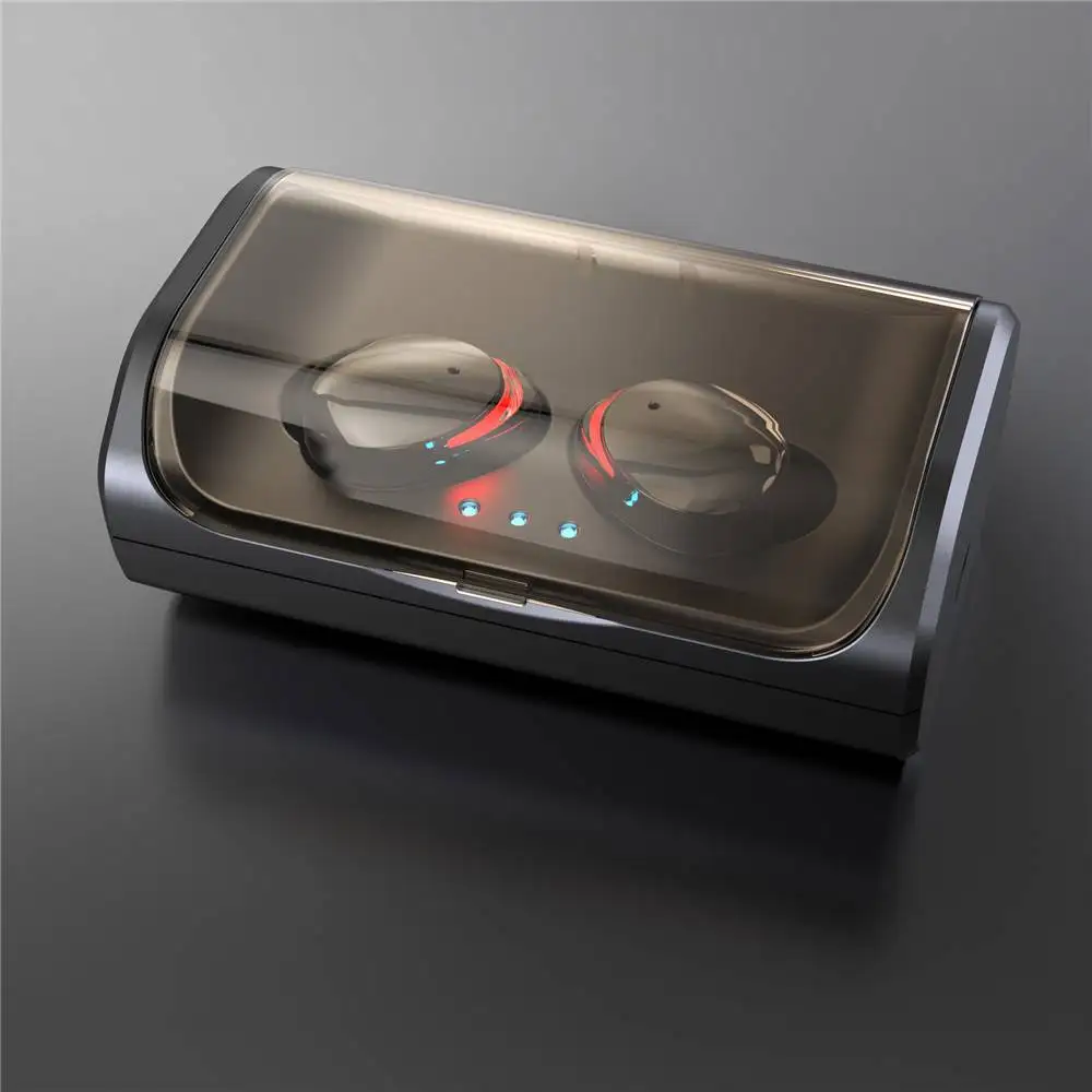 LEORY Wireless bluetooth 5.0 3000mAh Earphone HiFi Noise Cancelling Bilateral Call IPX6 Waterproof Smart Touch