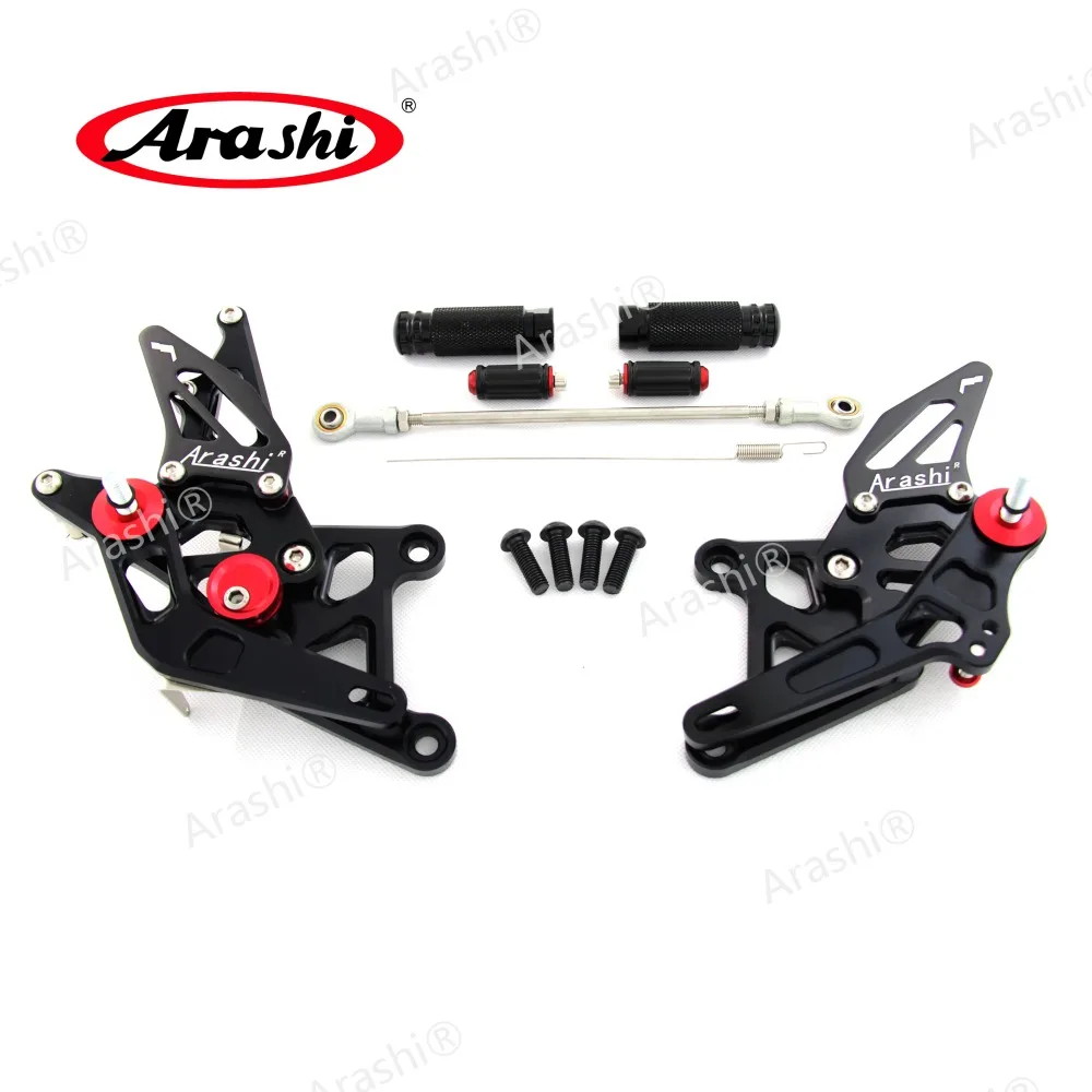 ARASHI CNC регулируемая подножка Rearset CBR250 R CBR250R 2011 2012 2013 мотоциклист Подножка для HONDA CBR