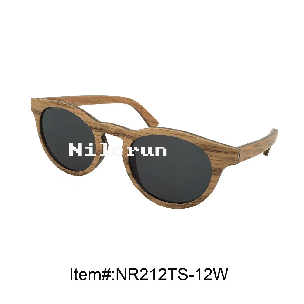 

extra light thin oval zebra wood sunglasses