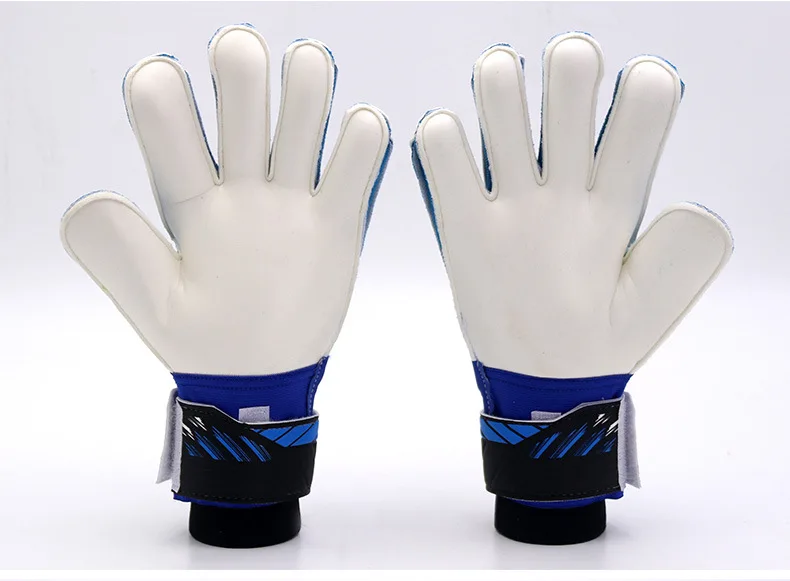 Тренировочные перчатки для детей, профессиональная защита пальцев, футбольные вратарские перчатки, футбольные перчатки, утолщенные латексные вратарские перчатки
