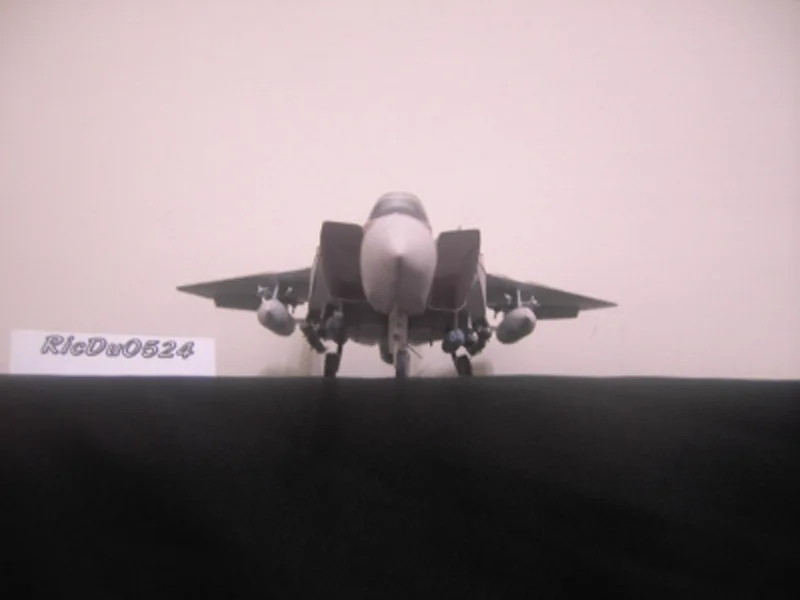 F15 Израиль картина истребитель Eagle 3D Бумага модель 1:100 с трёхмерными чертёжами