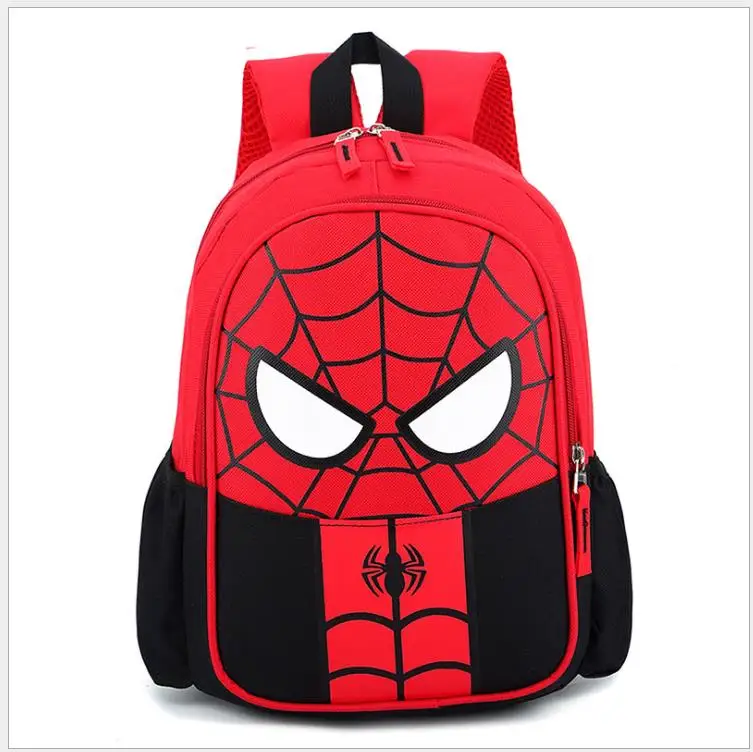 

Spiderman Cartoon Boys Girl Mochilas Baby Kindergarten Nursery School bag Bagpack Captain America Kids Student bookbag