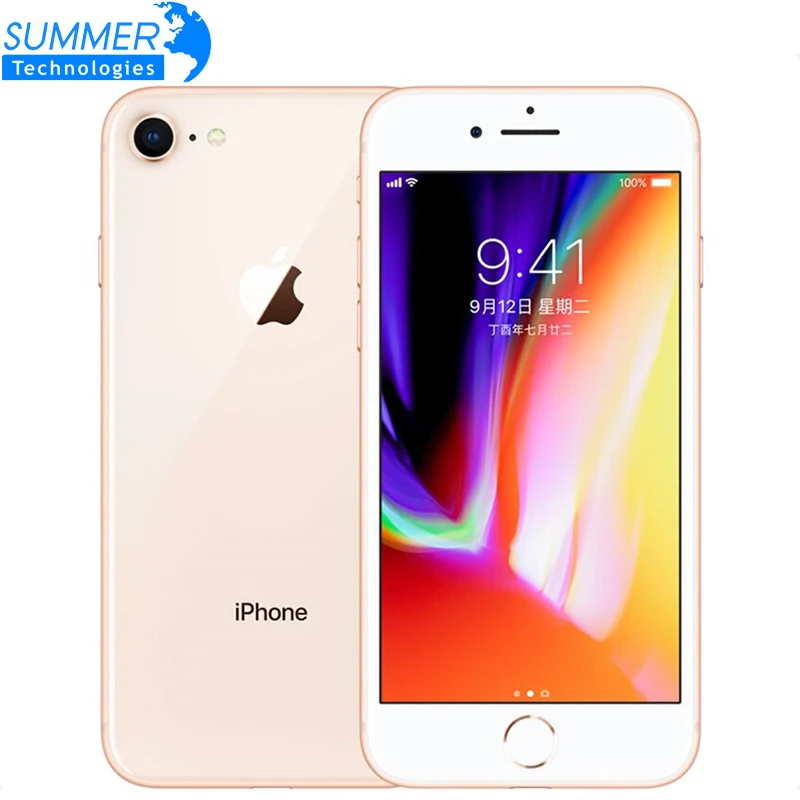 Оригинальный разблокированный Apple iPhone 8 LTE б/у телефон 2 Гб ОЗУ 4 7 дюйма 12 Мп