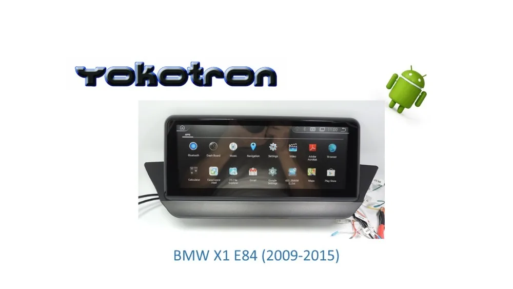

"YOKOTRON" 10.25"Touch Android 8.1 Car Radio PX6 Stereo MP5 for BMW X1 E84 2010-2015+GPS Navi+i-drive Joystick