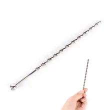 Bathroom Supply Long Urethral Sound toys Stainless steel Penis Plug Stretching Male Chastity Device Urethral Dilators male urethral catheterization simulator bix h70 2 wbw034