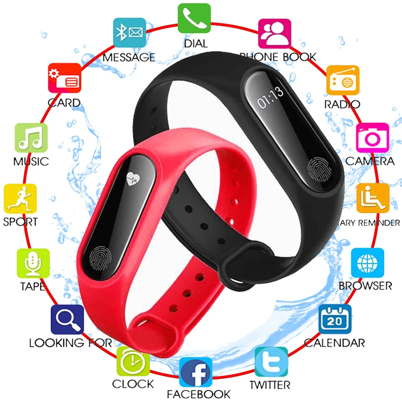 Новое поступление спортивный Браслет Смарт часы для женщин и мужчин Smartwatch Android IOS