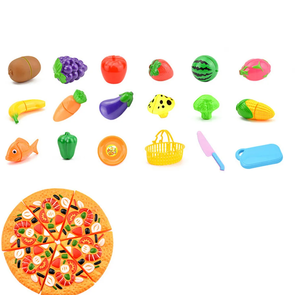 DIY ролевые игры детские кухонные пластиковые игрушки для еды разделочная фруктовая растительная пища ролевые игры для детей Комплект кухонных игрушек