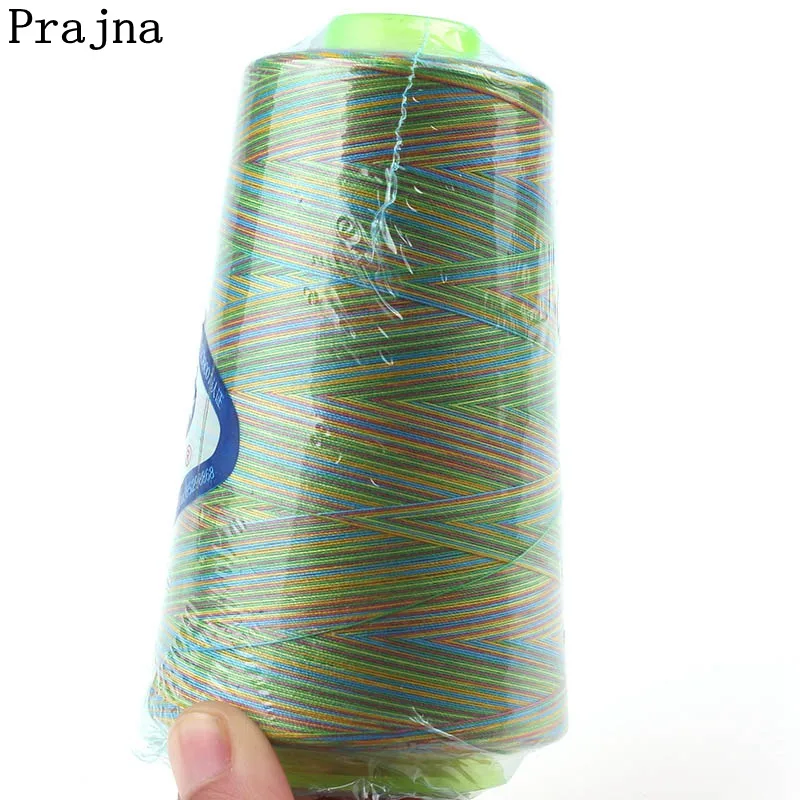 Prajna 1 PCS Rainbow Sewing Thread High Quality Polyester Machines Accessories Thin For Clothing Decor | Дом и сад