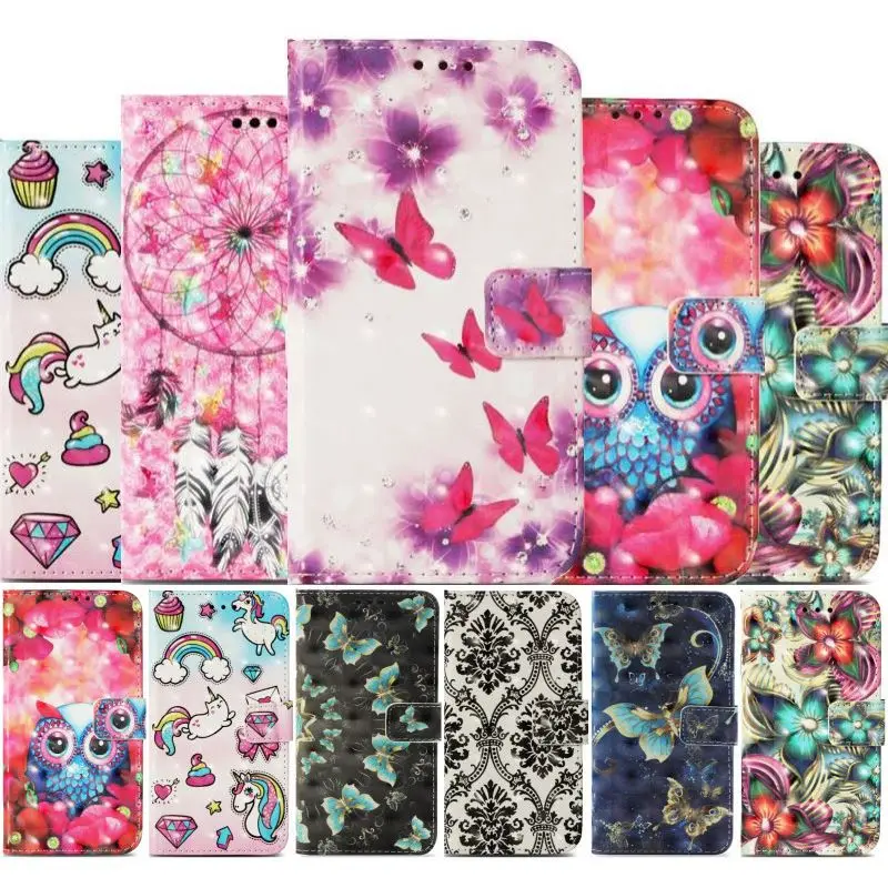

Leather Wallet Case For Samsung Galaxy j3 j5 j7 A5 2017 S10E S10 S9 S8 Plus S7 Edge Note9 Magnet Flip Phone Cover Brand New P03E