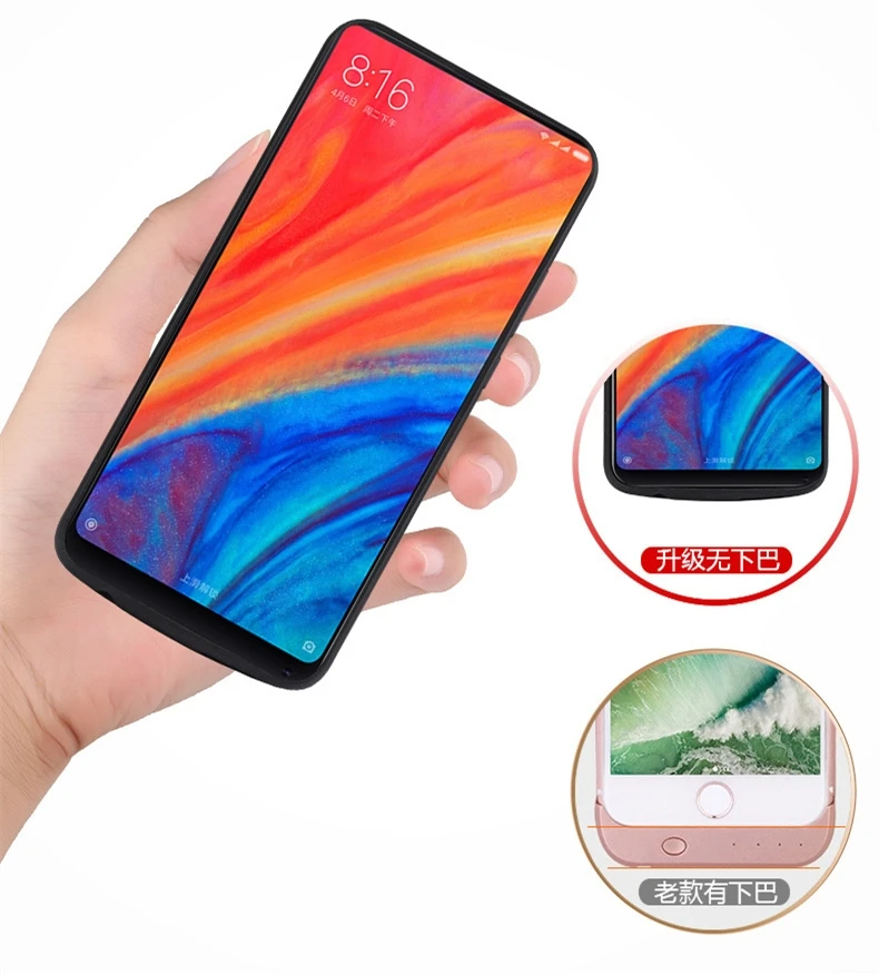 6000 мАч для Xiaomi Mi 8, чехол для аккумулятора, внешний смарт-чехол, чехол для зарядного устройства, внешний аккумулятор для Xiaomi Mi 8, чехол для зарядного устройства