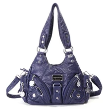 Женская известная Высококачественная сумка-хобо из искусственной кожи, дизайнерская женская большая сумка на плечо, дамская сумка для покупок, сумки-мессенджеры