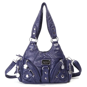 

2019 Women Famous high quality PU Leather Hobo Satchel Design Female Large Shoulder Bags Lady Shopping Handbag Messenger Bags
