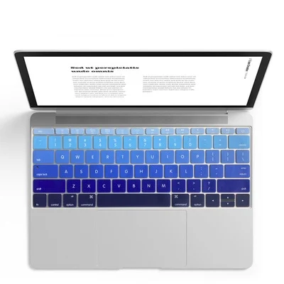 Супер Kawaii крышка клавиатуры для Apple MacBook Pro 13 без сенсорной панели A1708 12 дюймов мягкая клавиатура наклейки Защита от пыли и воды