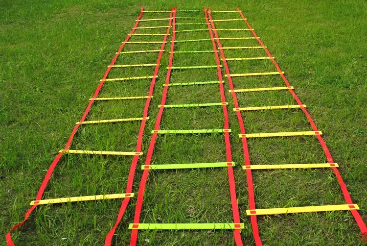 6 м длина Футбол Обучение Веревка лестница Футбол темп тренировки физической Координационная лестница