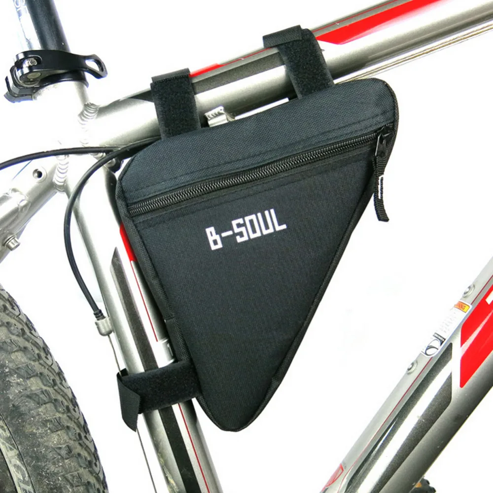 Best Mountain Bike Bag Front Tube Frame Triangle Wallet Cell Phone Pouch Waterproof Holder Saddle Cycling Bicycle Bag Red Blue Grey 0