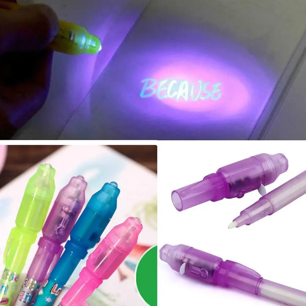 

Childrens Secret Message Pen Kids Party Christmas Stocking Fillers Pencils