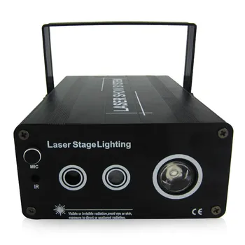 

Mini 48 patterns red green laser light with remote sound control led gobo laser project bar night club ktv stage lighting effect