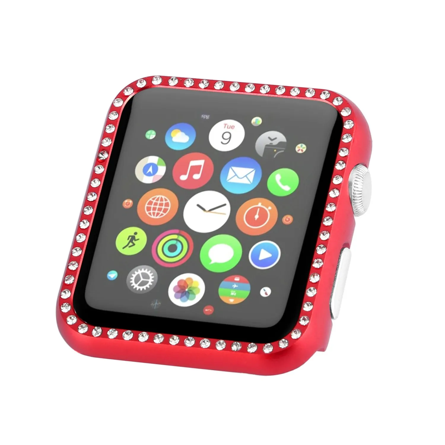 Watch Accessories for Apple Watch Case Series 3 2 1 Cover 42mm 38mm Bling Diamond Rhinestone Hard Metal Case for iWatch Strap Watch Accessories for Apple Watch Case Series 3 2 1 Cover 42mm 38mm Bling Diamond Rhinestone Hard Metal Case for iWatch Strap
