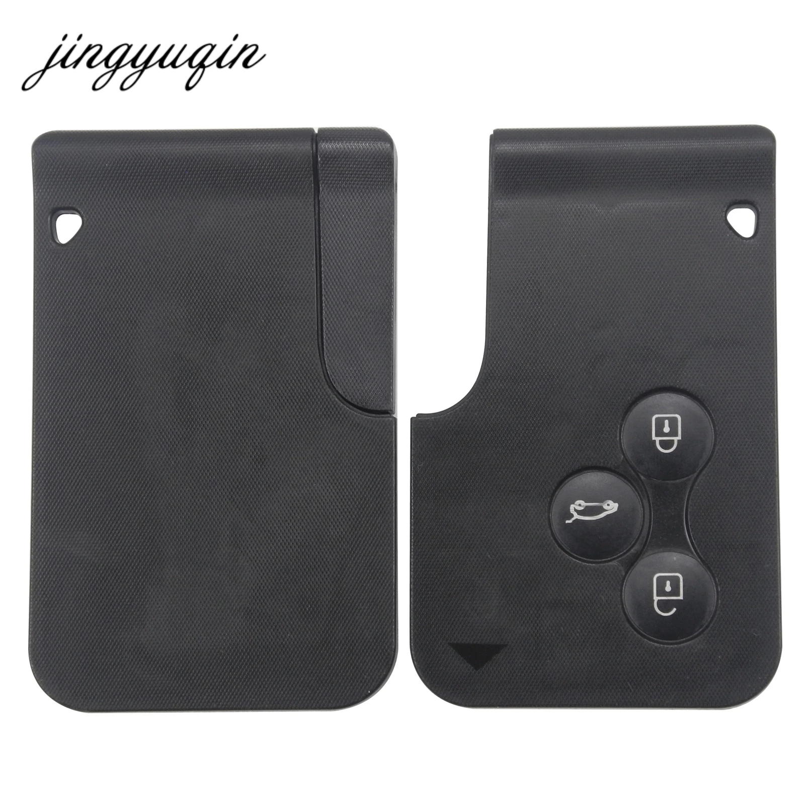 jingyuqin Smart Key Card for Renault Megane II Scenic II Grand Scenic 2003-2008 433mhz PCF7947 Chip ID46 3 Button Remote PCB