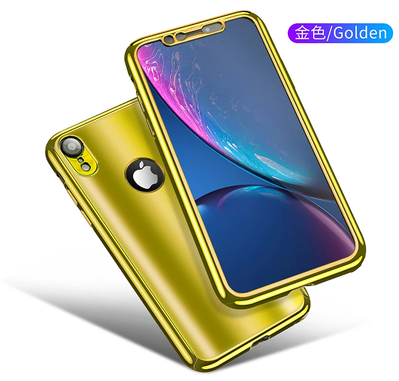 Зеркальный чехол 360 дюйма для Samsung Galaxy S8 S9 Plus S7 Edge Note 8 Блестящий жесткий
