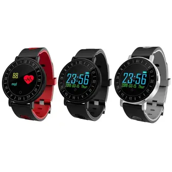 

ALLOYSEED 1pcs Smart Wristband Bluetooth Waterproof Smart Band Sports Fitness Tracker Bracelet With Charging Cable