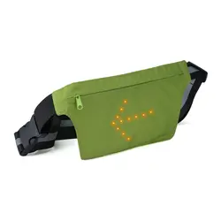 Беспроводной дистанционного Управление поясная сумка со светодиодной подсветкой безопасности поворотов руководящие сумка на ремне для