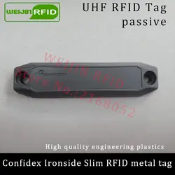 UHF RFID Анти-металл Tag confidex ironside тонкий 915 мГц 868 мГц Impinj Monza4QT EPCC1G2 6C прочный ABS smart карты пассивные rfid метки