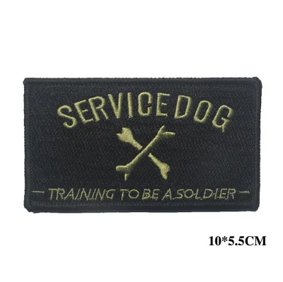 Вышивка/ПВХ K9 PET сервис нашивки в форме собак тактический армейский значок не все инвалидов видны для одежды военная нашивка - Цвет: 28