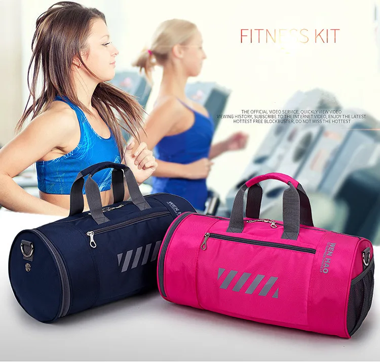 Новые женские водонепроницаемые нейлоновые спортивные сумки, мужские сумки для спортзала, йоги, фитнеса, тренировок, спортивные дорожные сумки через плечо