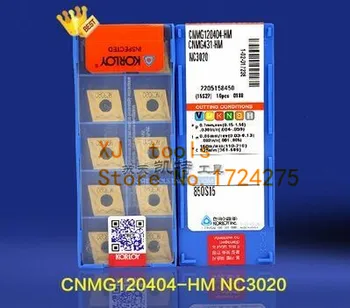 

10pcs CNMG120404-HM NC3020 Turning carbide inserts for MCLNR/MCKNR,Suitable for processing of Steel