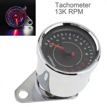 

Universal Motorcycle Tachometer 12V Metal Case LED Electronic Speedometer for Motorcycle