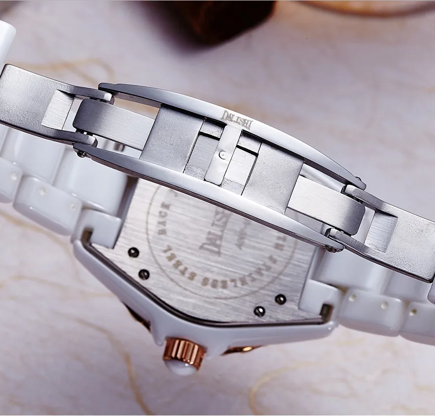 DALISHI Brand Women Quartz Pearl Ceramic Watch Ladies Dress Watches Fashion Girl Hour Women Charm Wristwatch Relogio Feminino