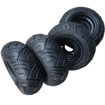 

GO KART KARTING ATV UTV Buggy 13X5.00-6 Inch Wheel Tubeless Tyre TiresWith Hubs