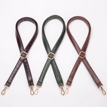 

Female bag lady bag strap Hangbag accessories Alligator Pattern print belt diy bag handle strap adjustable 75~150cm