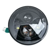7 inch motorcycle LED headlight high low beam light IP67 6500K 45W super bright moto H4 H13 front headlight headlamp 7 inch motorcycle LED headlight high low beam light IP67 6500K 45W super bright moto H4 H13 front headlight headlamp