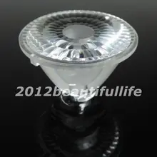 50 шт./лот 15 градусов оптические линзы для RGB высокой мощности led. Сценическая лампа Объективы