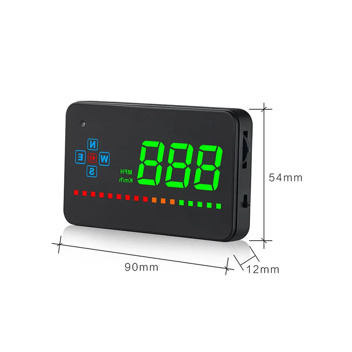  GPS HUD Digitale Head Up Display Auto Lkw Tacho Fahrzeug Windschutzscheibe Digitale Geschwindigkeit