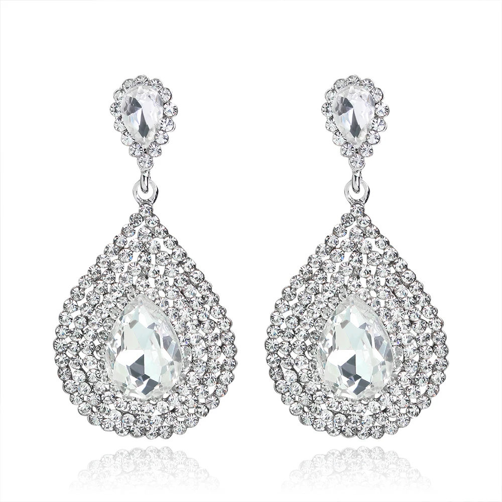 2017 Rhinestone Earrings for Women Fashion Costume Jewelry With Stones Drop Women's Earring Fringed | Украшения и аксессуары